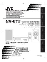 JVC UX-E15 Manual de usuario