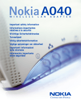 Nokia Network Card A040 Manual de usuario
