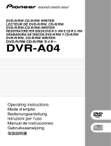 Pioneer DVR DVR-A04 Manual de usuario