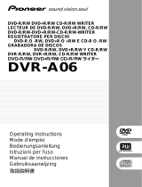 Pioneer DVR DVR-A06 Manual de usuario