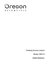 Oregon Scientific WS112 Manual de usuario
