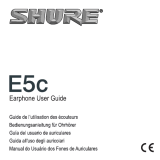 Shure Headphones E5C Manual de usuario