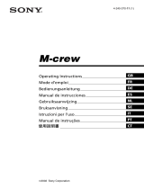 Sony M-crew MDS-PC3 Manual de usuario