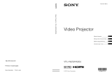 Sony VPL-HW20 Instrucciones de operación