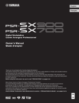 Yamaha PSR-SX700 El manual del propietario