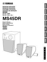 Yamaha MS45DR El manual del propietario