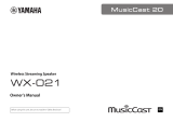 Yamaha Audio WX-021-BL Manual de usuario