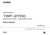 Yamaha YSP-2700 El manual del propietario