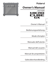Roland Micro Cube GX BK El manual del propietario