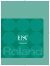 Roland HP-507 Manual de usuario