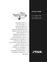 Stiga Park 110C Pro Electrical Cutting Deck Instrucciones de operación