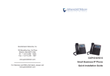 Grandstream GXP1610/GXP1615 Guía de instalación