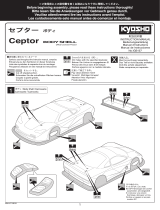Kyosho IGB157 Ceptor BodySet Manual de usuario