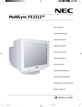 NEC FE2111SB Manual de usuario