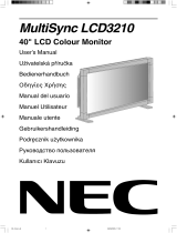 NEC MultiSync® LCD3210 El manual del propietario