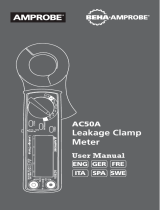 Amprobe AC50A Leakage Clamp Meter Manual de usuario