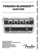 Fender Blender Custom El manual del propietario