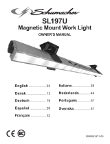 Schumacher Electric SL197U 15-LED Rechargeable Magnetic Work Light El manual del propietario