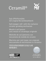 WMF Ceramill Salz-/Pfeffermühle mit original Keramikmahlwerk 06.5XXX.6040 Instrucciones de operación