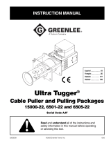 Greenlee Ultra Tugger - Serial Code AJF Manual de usuario