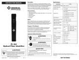 Greenlee FI-100 Fiber Identifier Manual de usuario