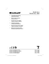 EINHELL TE-CD 18 Li-Solo El manual del propietario