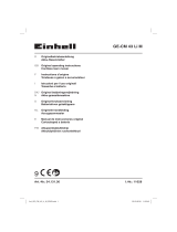 EINHELL GE-CM 43 Li M Kit (2x4,0Ah) El manual del propietario