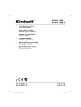 EINHELL Expert GE-EM 1233 El manual del propietario