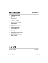 EINHELL TE-CR 18 Li-Solo Manual de usuario
