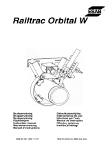 ESAB Railtrac Orbital W Manual de usuario
