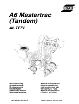 ESAB A6 Tandem Mastertrac Manual de usuario