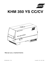 ESAB KHM 350 YS - CC/CV Manual de usuario