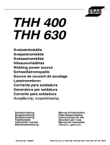 ESAB THH 400, THH 630 Manual de usuario
