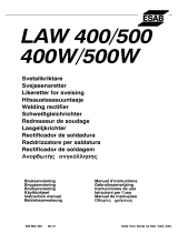 ESAB LAW 400, LAW 500 Manual de usuario