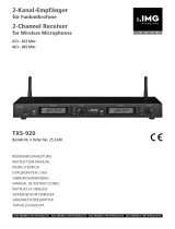 Monacor TXS-920 Manual de usuario