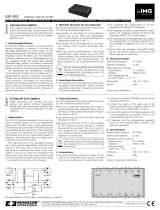 Monacor LSP-102 Manual de usuario
