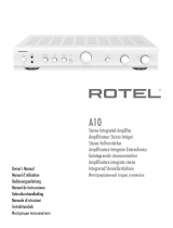 Rotel A-10 El manual del propietario