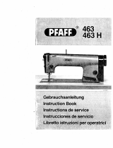 Pfaff 463H El manual del propietario