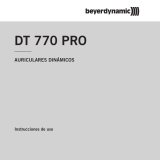 Beyerdynamic DT 770 PRO, 80 Ohms Manual de usuario