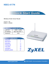 ZyXEL NBG-417N Guía de inicio rápido