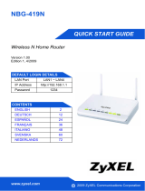 ZyXEL NBG-419N Guía de inicio rápido