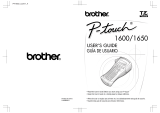 Brother P-Touch 1650 Manual de usuario