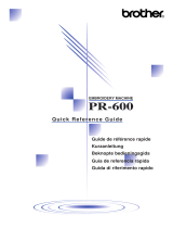 Brother PR-600/600C Guia de referencia
