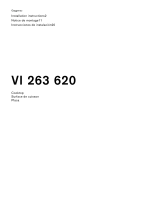 Gaggenau VI 263 620 Guía de instalación