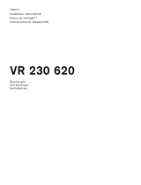 Gaggenau VR230620 Guía de instalación