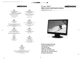 Medion Widescreen Display/Manuel Ecran Plat Manual de usuario