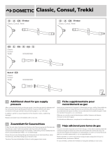 Dometic Classic1, Classic2 (leaflet gas supply) Guía de instalación