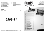Ferm TJM1002 - FRJ2000K El manual del propietario