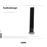 LOEWE Individual Stand Speaker Slim ID Manual de usuario