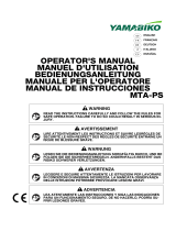 Yamabiko MTA-PS Manual de usuario
